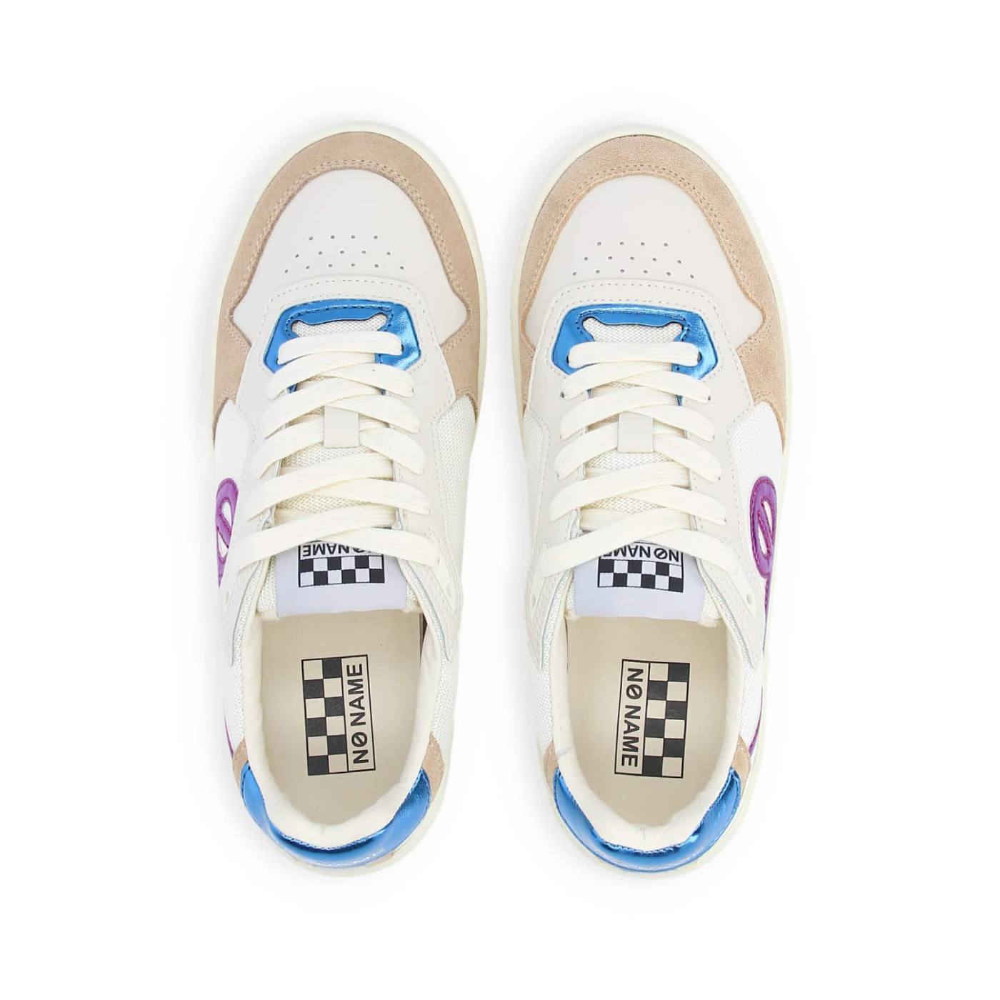 SNEAKER KELLY W - SDE/S.MESH/IRIS - NUDE/DOVE/FUXIA